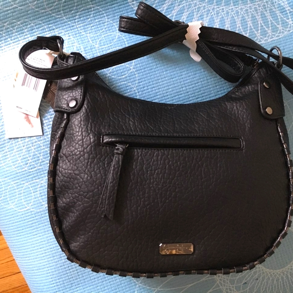 JESSICA SIMPSON BLACK SELENA CROSSBODY